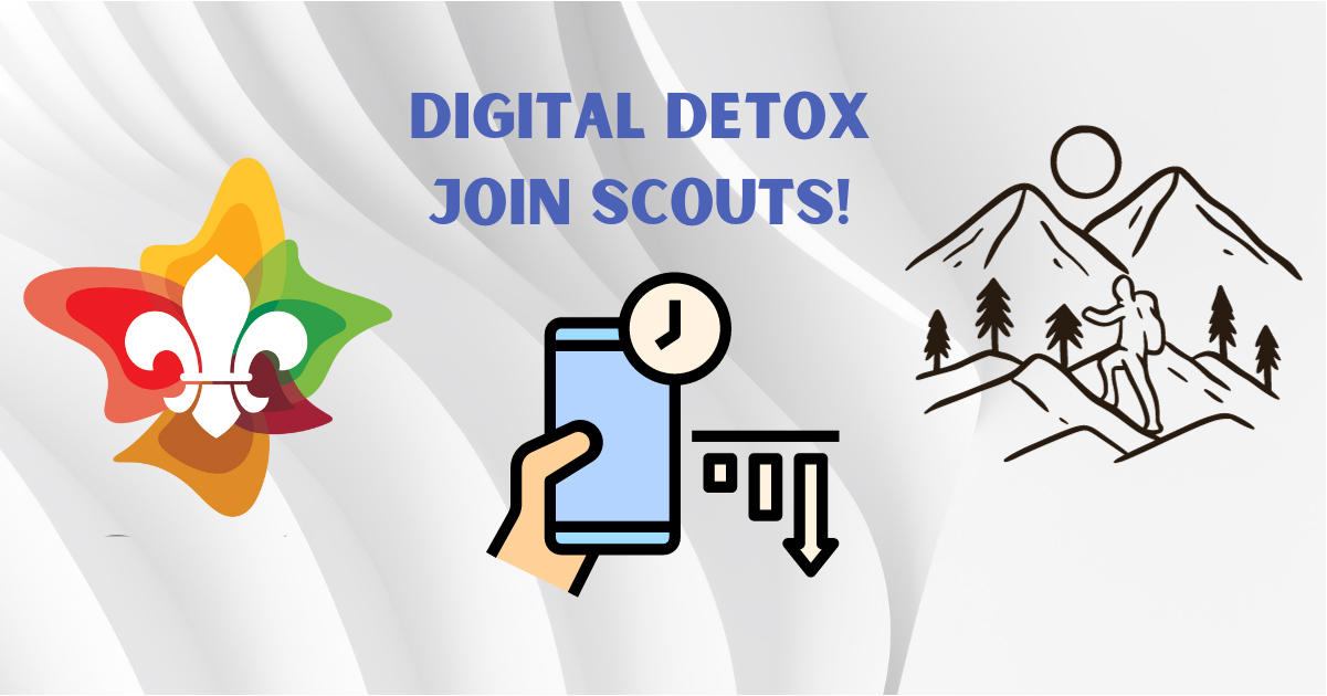 Featured Image. Digital detox join scouts!