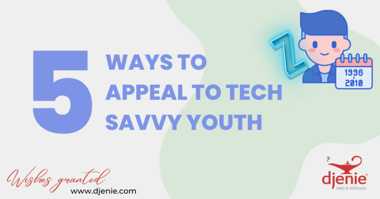 Appeal to GenZ – tile Featured Image. Five ways to appeal to tech savvy youth