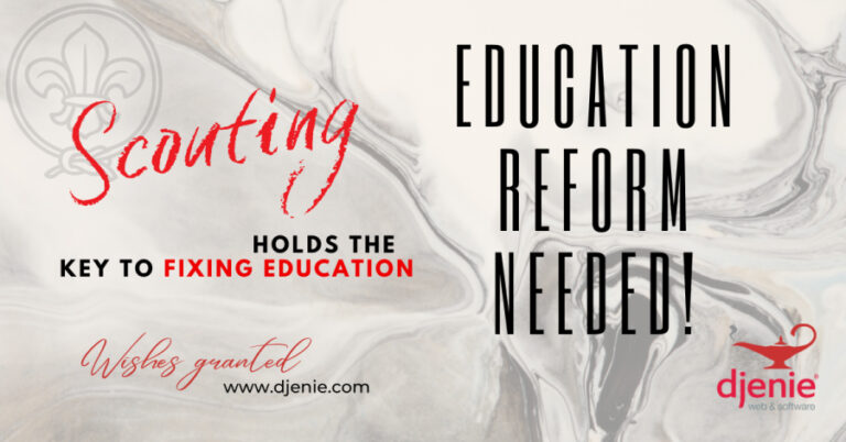 Scouts-and-Ed-Reform Featured image. Education reform needed!